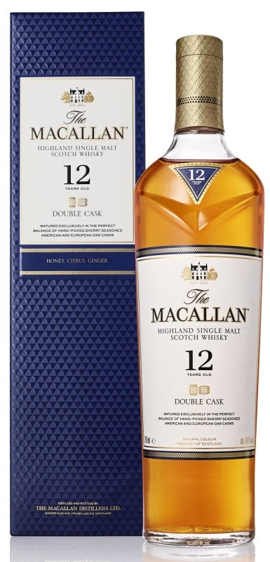 WHISKY MACALLAN 12 AÑOS DC 0,70 40G