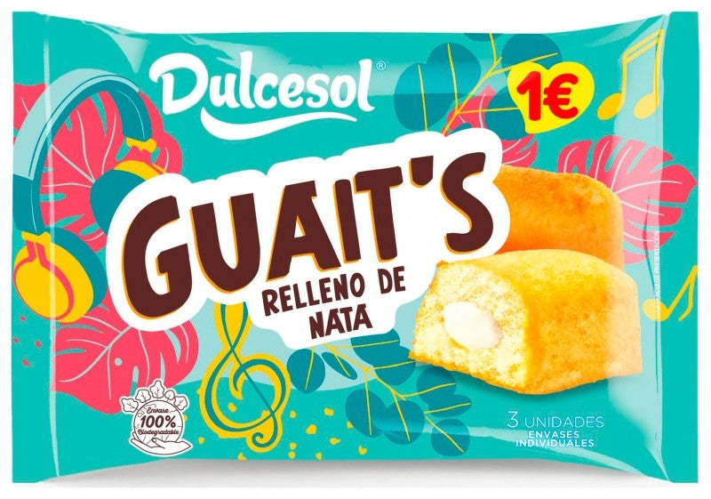 GUAIT´S DULCESOL 135G 3U NATA