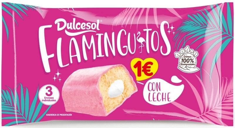 FLAMINGUITOS DULCESOL 150G 3U