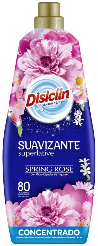 Disiclín Suavizante Superlative Spring Rose 1,44 L 80 Lavados