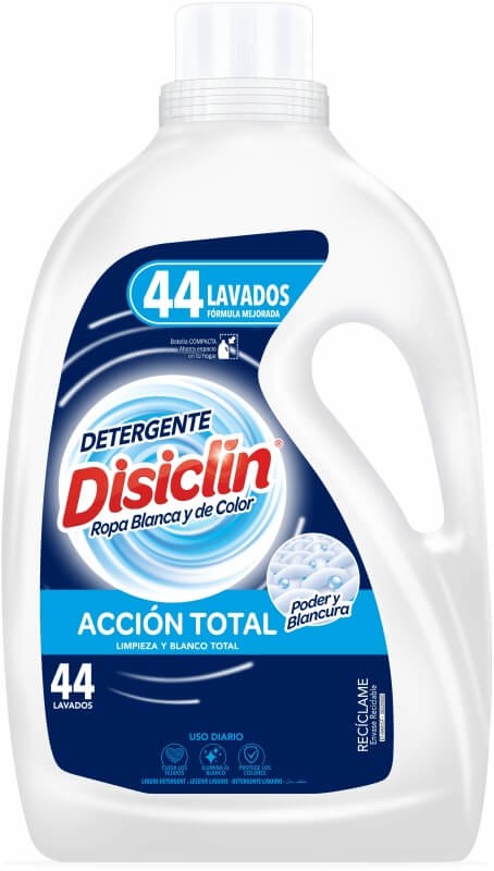 Disiclin Detergente Líquido Acción Total 44D 2,64L