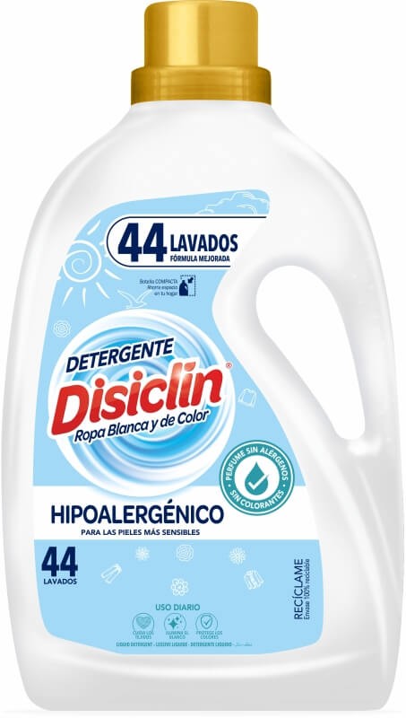Disiclin Detergente Líquido Hipoalergénico 2,64L 44D