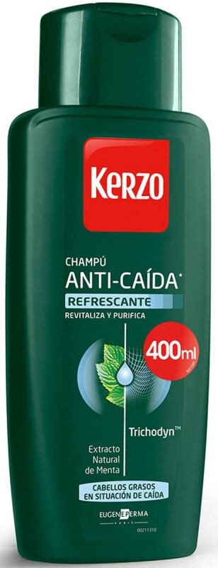 Kerzo Champú Anti-Caída Refrescante 400 ml
