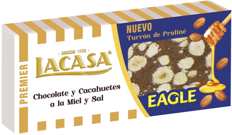TURRON LACASA CHOCO C/EAGLE 225G