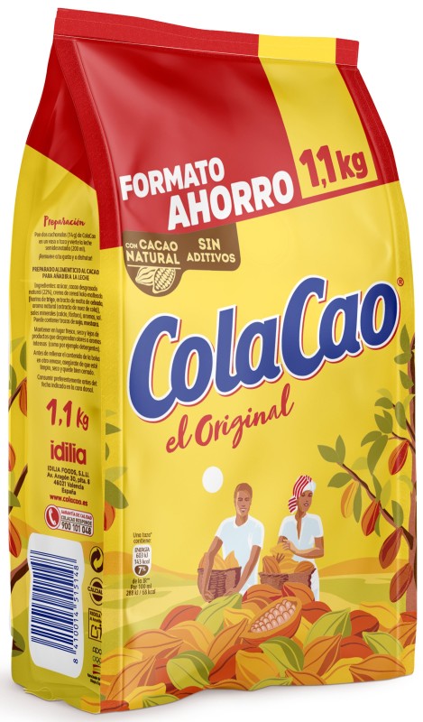 CACAO COLA-CAO ECOBOLSA 1100G