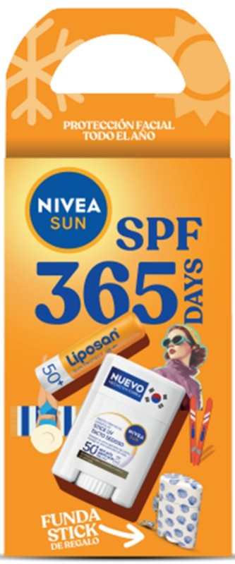 SUN FAC NIVEA PACK 365 LIPOS+STICK