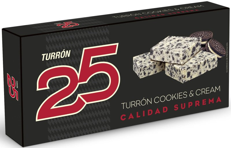 TURRON 25 150G COOKIES&CREAM