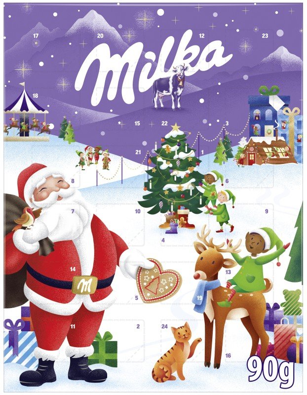 CALENDARIO ADVIENTO MILKA 90G