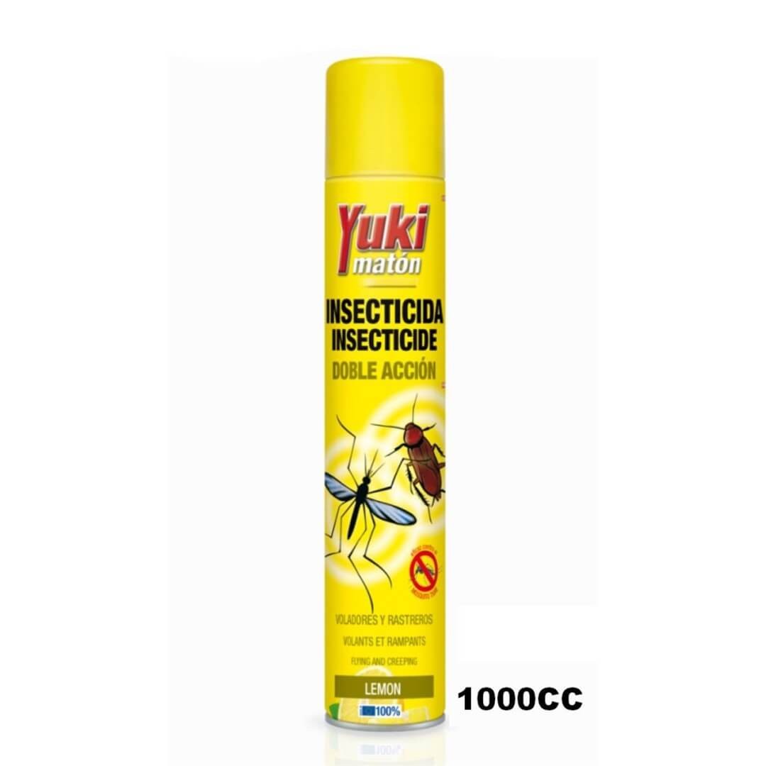 Yuki Insecticida Doble Acción Spray 750 ml - Control Total de Insectos en tu Hogar