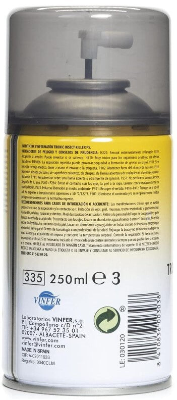 Matón Tronic Insecticida Mosquitos y Moscas Concentrado PS 250 ml - Protección Eficaz contra Insectos Voladores