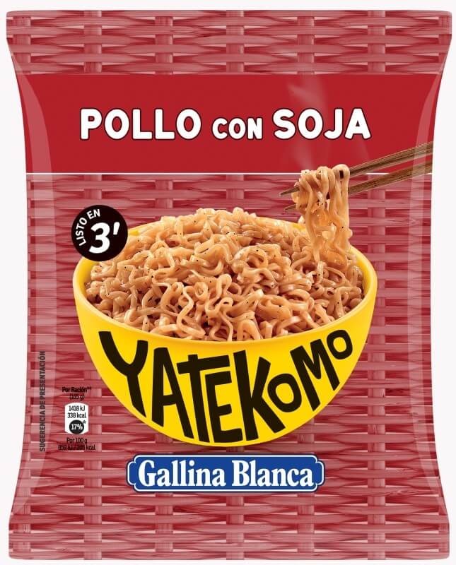 Gallina Blanca Yatekomo Pollo con Soja 79g