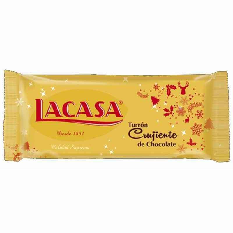 Lacasa Turrón Crujiente De Chocolate 150 Gr