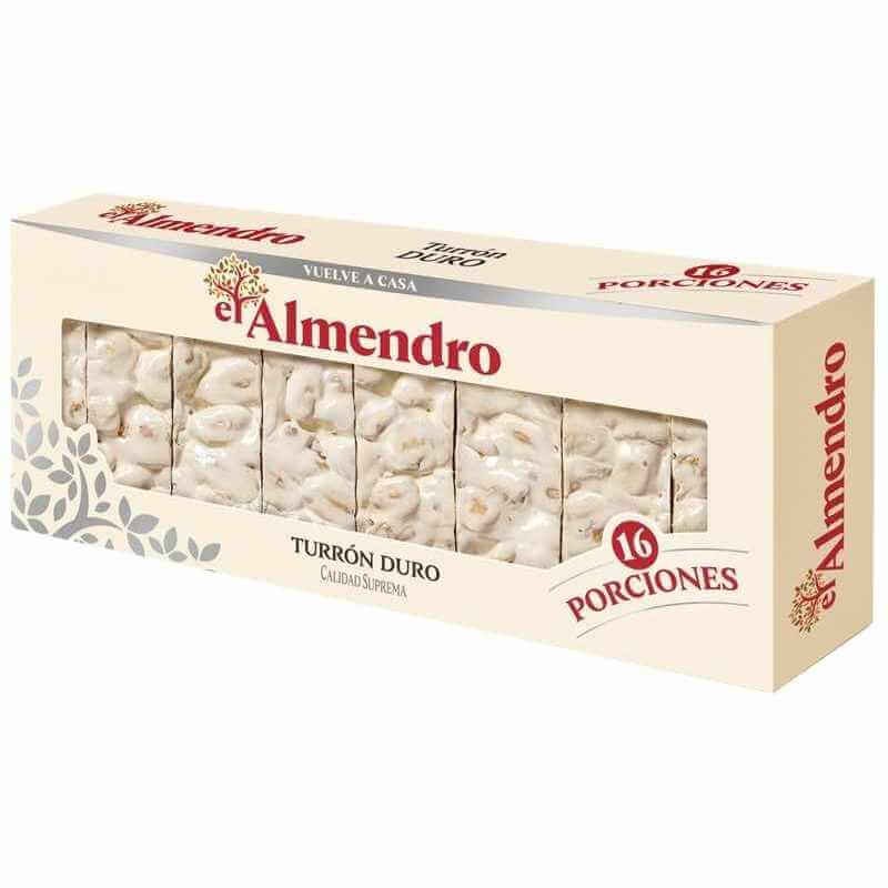 El Almendro Turrón En Porciones Duro 400 Gr