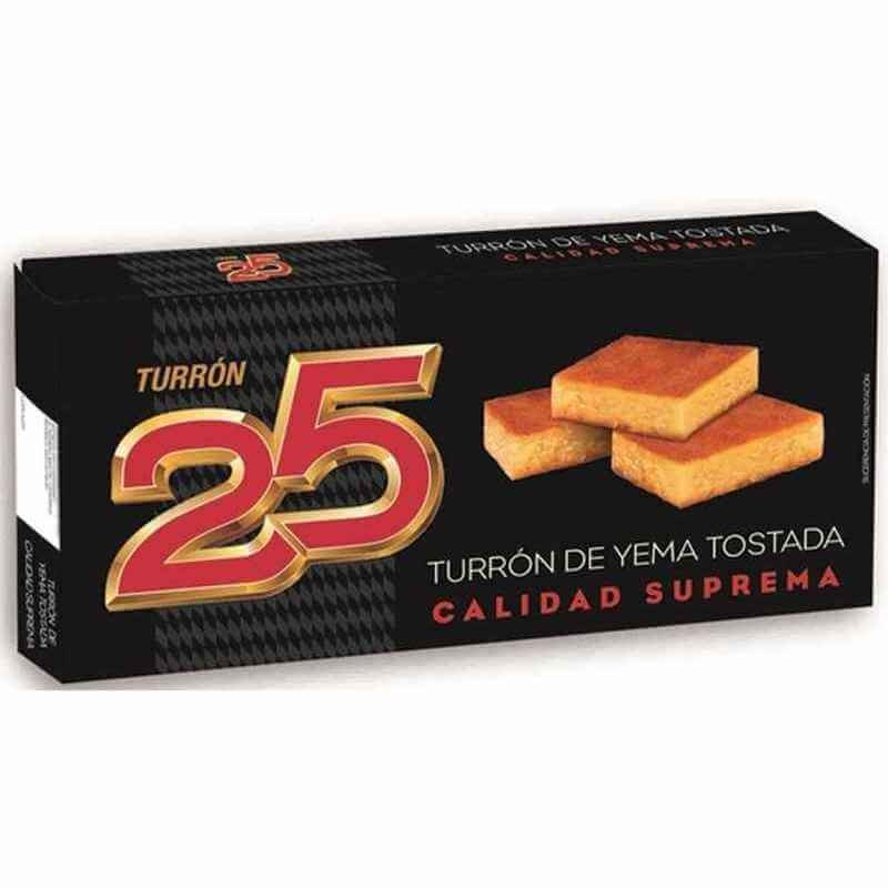 Turrón 25 25 Turrón de Yema Tostada 200 g