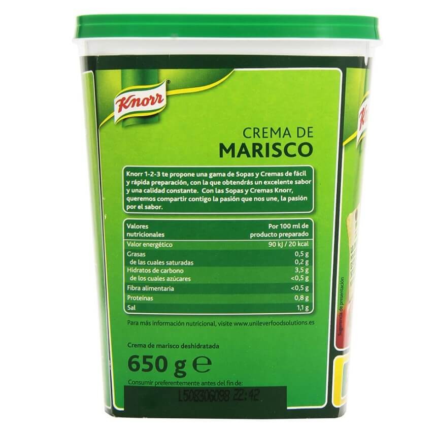 Knorr Crema de Marisco 650G
