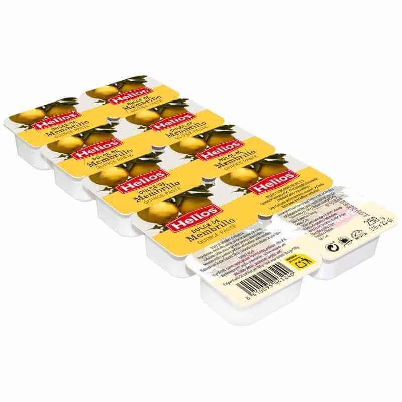 Helios Dulce de Membrillo 10x25g - Sabor Tradicional en un Formato Práctico