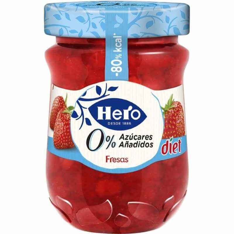 Hero Diet Confitura De Fresa Sin Azúcar 280 Gr