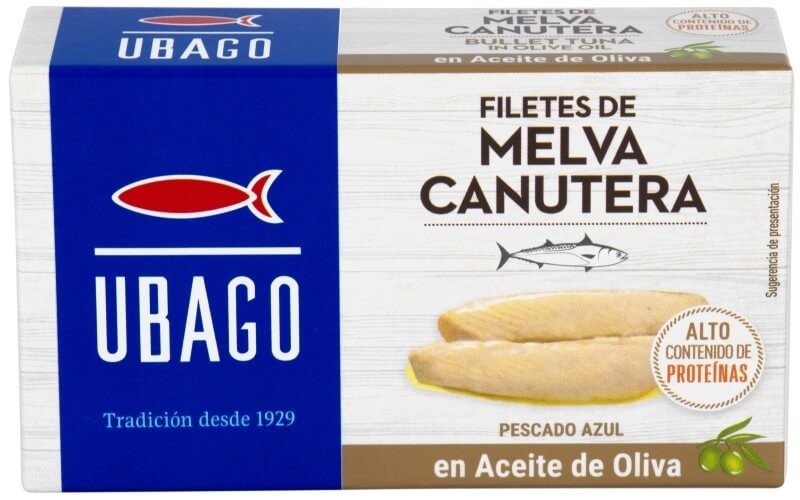 Ubago Filetes de Melva Canutera en Aceite de Oliva 125