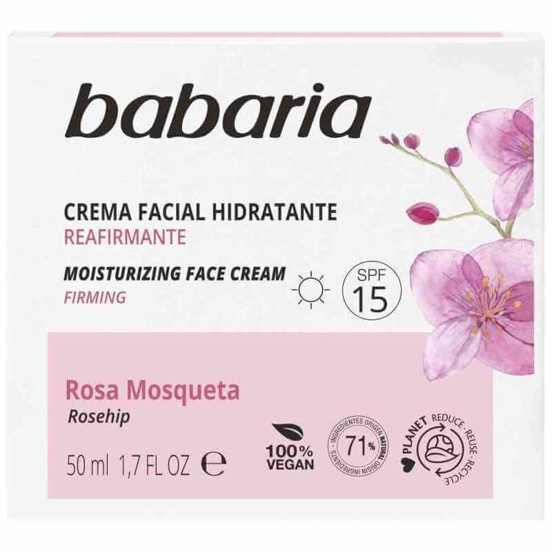 Babaria Crema facial Hidratante Rosa Mosqueta 50 Ml