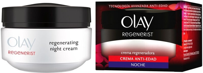 Olay Regenerist Crema Anti-Edad de Noche 50 ml – Regeneración Avanzada Mientras Duermes
