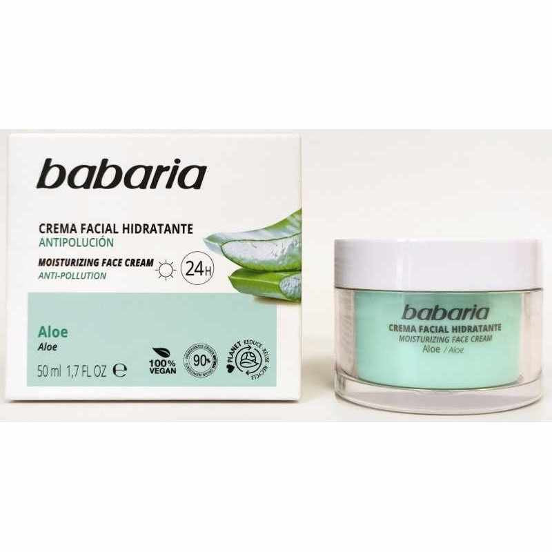 Babaria Crema Hidratante 24h Aloe Vera 50 Ml