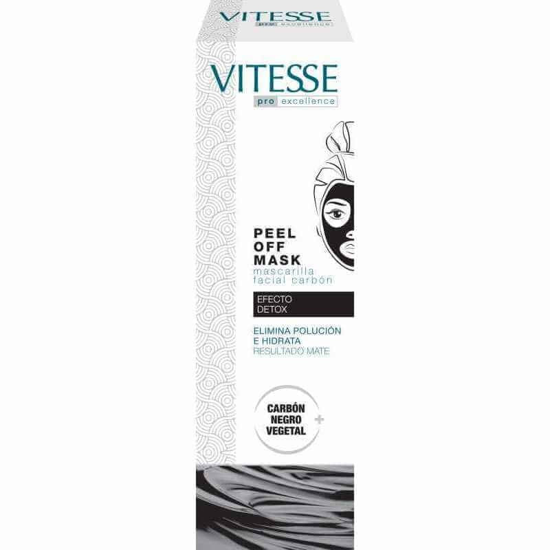 Vitesse Pro Excellence Peel Off Mask Mascarilla Facial Carbón 30 ml – Detox Instantáneo y Piel Mate al Instante