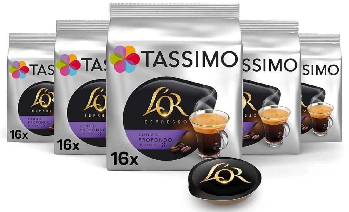 Tassimo L'OR Lungo Profundo Pack 80 Cápsulas