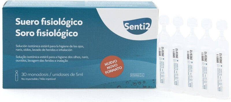 Senti2 Suero Fisiológico Monodosis 30 x 5 ml - Higiene y Cuidado Diario