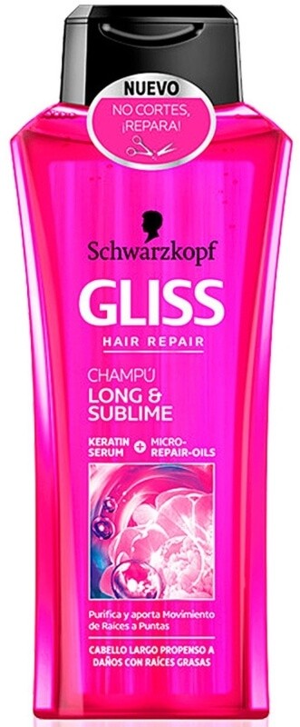 Schwarzkopf Gliss Champú Long & Sublime 370 Ml