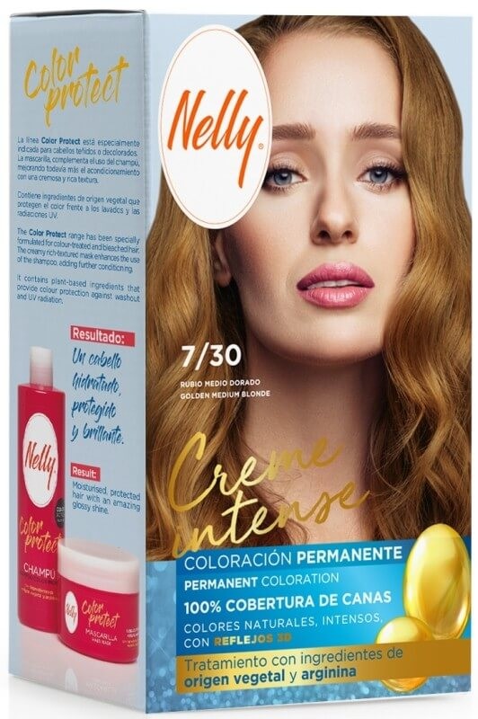 Nelly Coloración Permanente 7/30 Rubio Medio Dorado