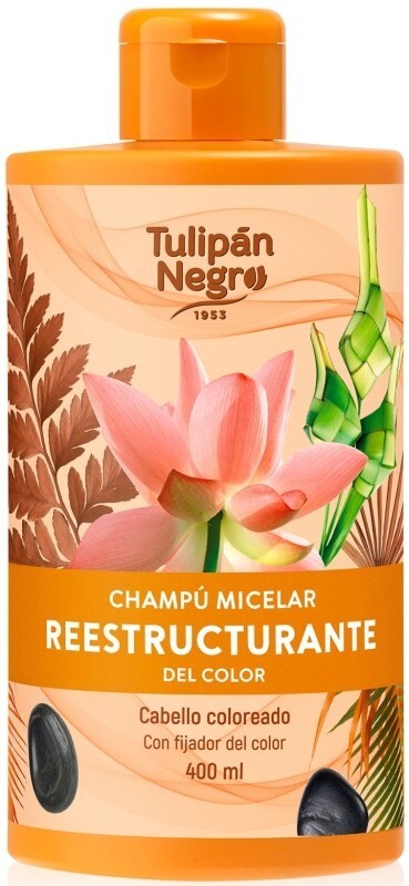 Tulipán Negro Champú Micelar Reestructurante Cabello Coloreado 400 Ml
