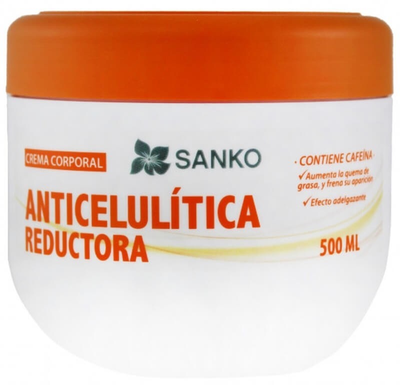 Sanko Crema Corporal Anticelulítica Reductora 500 ml – Piel Más Firme y Suave