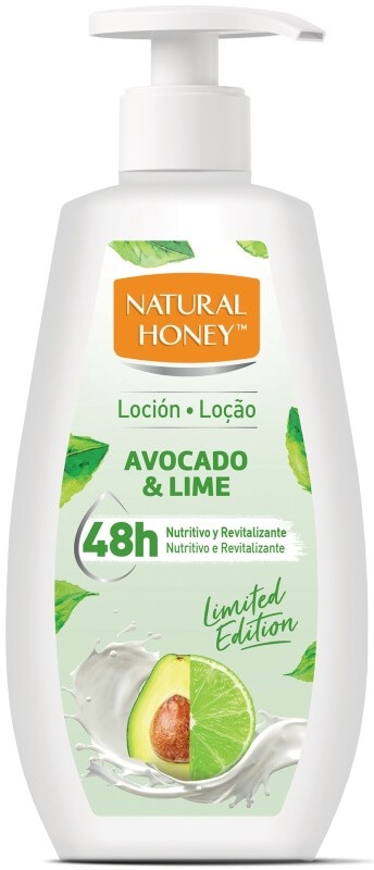 Natural Honey Loción Avocado & Lime 48 H 400 Ml