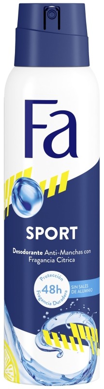 Fa Sport Desodorante Anti-Manchas Cítrica 150 ml