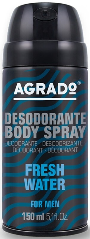 Agrado Desodorante Body Spray Fresh Water For Men 150 ml