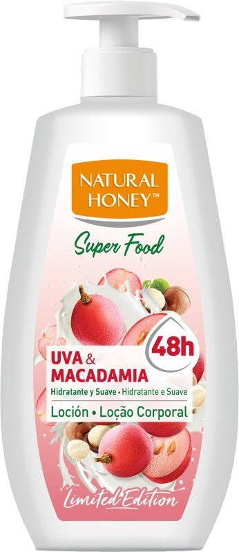 Natural Honey Loción Uva & Macadamia 400 Ml