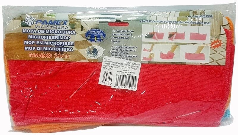 Pamex Mopa Microfibra 34 X 16 12 Und
