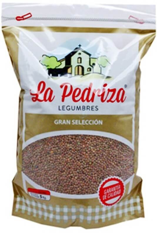 La Pedriza Lenteja Pardina 5 kg - Especial Hostelería, Máxima Calidad para Grandes Recetas