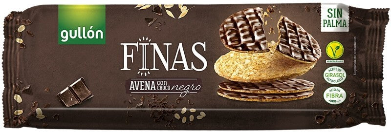 Gullón Galletas Finas Avena con Chocolate Negro 150g – Sabor y Nutrición en Cada Bocado