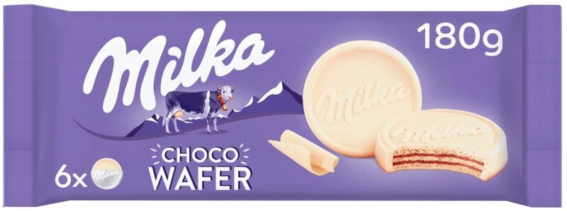 Milka Galleta Wafer Choco White 180 Gr