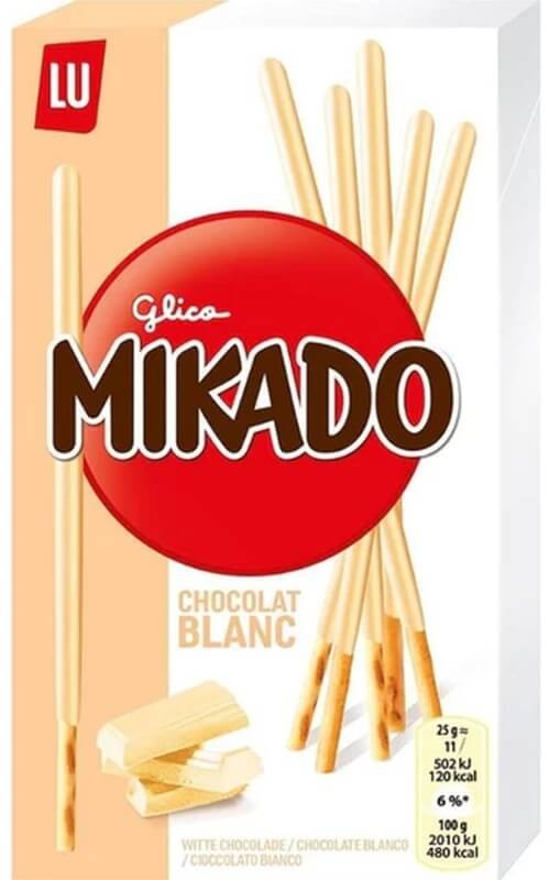 Lu Glico Mikado Chocolat Blanc 70 Gr