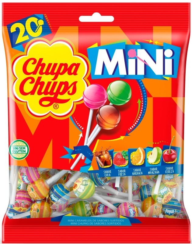 Chupa Chups Mini Bolsa 20 x 6 Gr