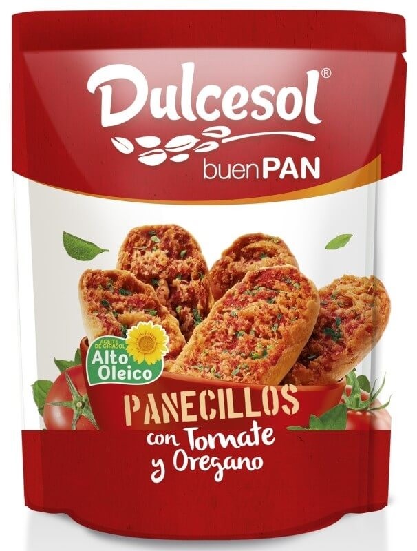 Dulcesol Panecillos con Tomate y Orégano 160 Gr