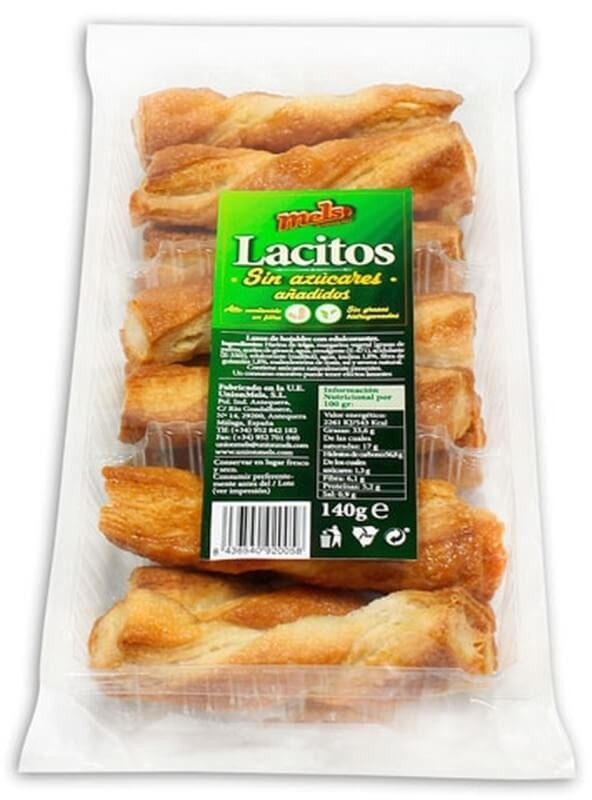 Mels Lazitos Sin Azúcares 140 Gr