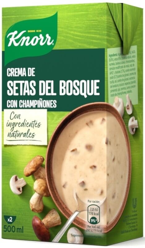 Knorr Crema Setas Bosque BK 500 ml