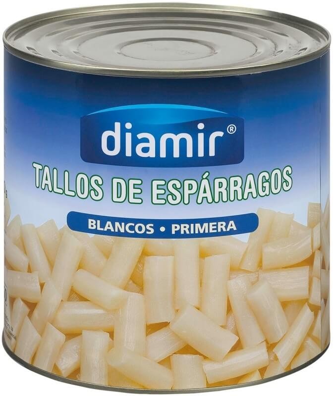 Diamir Tallos de Espárragos Blancos Primera 2,500 Kg