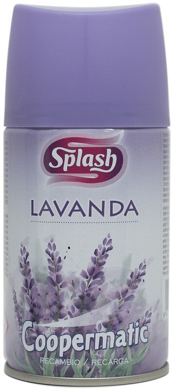 Splash Ambientador Coopermatic Lavanda Recarga 250 ml - Frescura Relajante y Natural