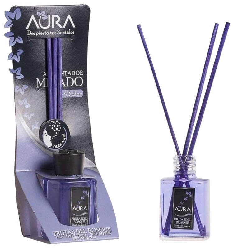 Aura Ambientador Varitas Frutas Bosque 30 Ml