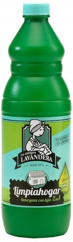 La Antigua Lavandera Limpiahogar Detergente con Lejía 2 en 1 1,5L - Limpieza y Desinfección en un Solo Paso