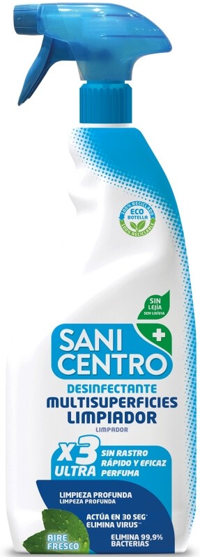 Sanicentro Desinfectante Multisuperficies Limpiador 750 ml